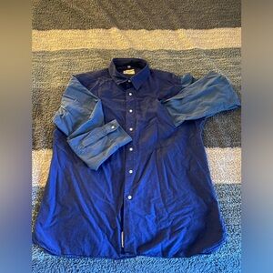 Garbstore two tone button down L/S shirt. Size Men’s XL